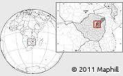 Blank Location Map of Seke, highlighted country, highlighted parent region, within the entire country
