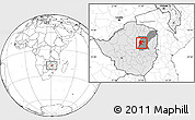 Blank Location Map of Seke, highlighted country, highlighted parent region