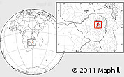 Blank Location Map of Seke, highlighted parent region, within the entire country