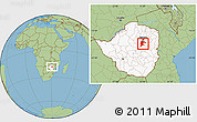 Savanna Style Location Map of Seke, highlighted country