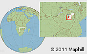 Savanna Style Location Map of Seke, highlighted parent region, within the entire country