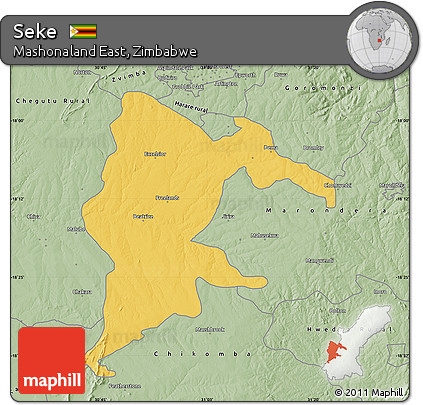 Savanna Style Map of Seke
