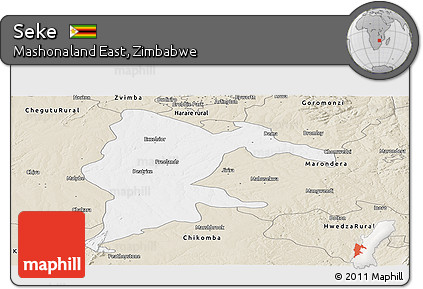 Classic Style Panoramic Map of Seke