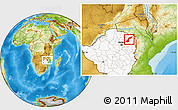 Physical Location Map of UMP, highlighted country