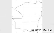 Blank Simple Map of CHINHOYI
