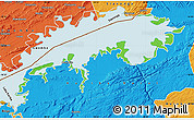 Political Map of Lake Kariba