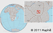 Gray Location Map of Chivi