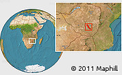 Satellite Location Map of Chivi
