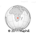 Outline Map of Binga