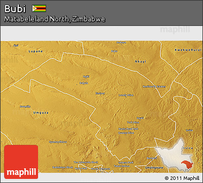 Physical 3D Map of Bubi