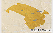 Physical 3D Map of Bubi, lighten