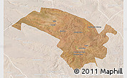 Satellite 3D Map of Bubi, lighten