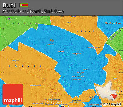 Political Map of Bubi