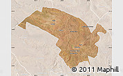 Satellite Map of Bubi, lighten