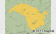 Savanna Style Map of Bubi