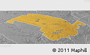 Physical Panoramic Map of Bubi, desaturated