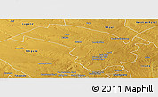 Physical Panoramic Map of Bubi