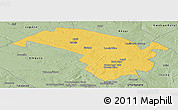 Savanna Style Panoramic Map of Bubi