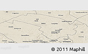 Shaded Relief Panoramic Map of Bubi