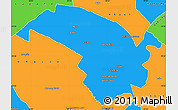 Political Simple Map of Bubi