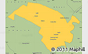 Savanna Style Simple Map of Bubi