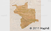 Satellite 3D Map of Lupane, lighten