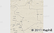 Shaded Relief 3D Map of Lupane