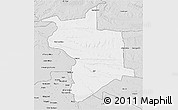 Silver Style 3D Map of Lupane