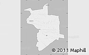 Gray Map of Lupane, single color outside
