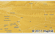 Physical Panoramic Map of Lupane