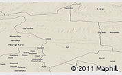 Shaded Relief Panoramic Map of Lupane