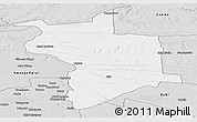 Silver Style Panoramic Map of Lupane