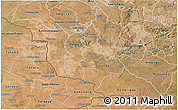 Satellite 3D Map of Matabeleland South