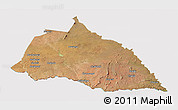 Satellite 3D Map of Beitbridge, cropped outside
