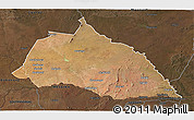 Satellite 3D Map of Beitbridge, darken