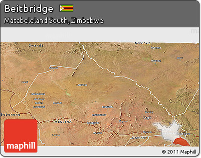 Satellite 3D Map of Beitbridge