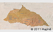 Satellite 3D Map of Beitbridge, lighten