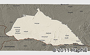 Shaded Relief 3D Map of Beitbridge, darken