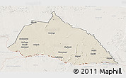 Shaded Relief 3D Map of Beitbridge, lighten