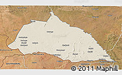 Shaded Relief 3D Map of Beitbridge, satellite outside