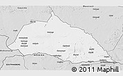 Silver Style 3D Map of Beitbridge