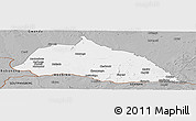 Gray Panoramic Map of Beitbridge
