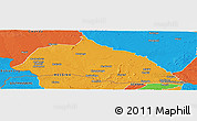 Political Panoramic Map of Beitbridge