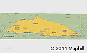 Savanna Style Panoramic Map of Beitbridge