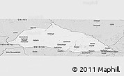 Silver Style Panoramic Map of Beitbridge