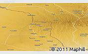 Physical Panoramic Map of Bulilimamangwe