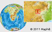 Physical Location Map of Matobo