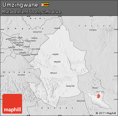 Silver Style Map of Umzingwane