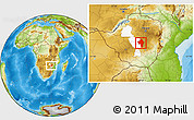Physical Location Map of Chirumhanzu, highlighted parent region