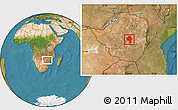 Satellite Location Map of Chirumhanzu